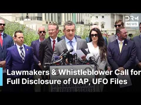 FULL PRESSER: UAP Whistleblower David Grusch & Lawmakers Demand Release of UAP & UFO Records / AC1N